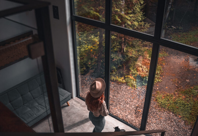 Intérieur Mashk. Hotel luxe en forêt boréale