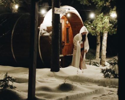 spa sauna hiver détente