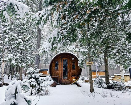 hiver sauna spa