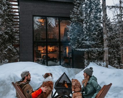 mashk hiver petfriendly détente  charlevoix
