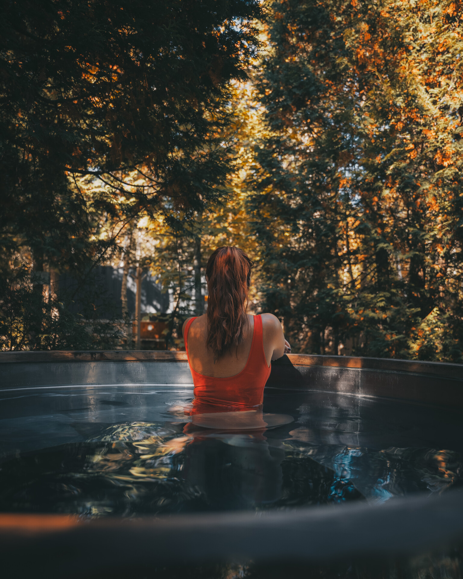 Repère Boréal, Charlevoix, spa nordique, automne